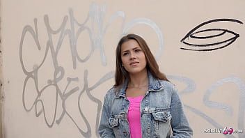 Play GERMAN SCOUT - Cute Shy Teen Serina Gomez Pickup and Fuck at Model Job