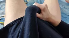 Play Hunk Strokes His Perfect Dick: Close-Up Male Masturbation
