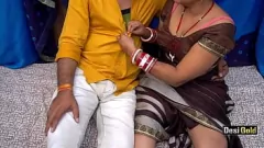 Play Desi Indian Wife Gets Hardcore Chudai with Big Cock in Blue Film