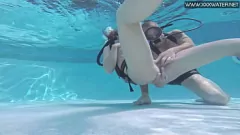 Hungarian Pornstar Minnie Manga's Underwater Dick Ride