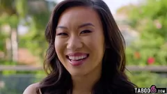 Play Up & Close with Tiny Asian Teen Kimmy Kimm's Spanking Fantasy