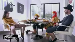 Play Teen and MILF Orgy with Big Tits in Reality Family Porn