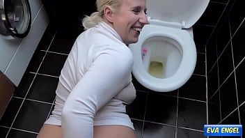 Play EVA ENGEL: Pervy piss and fuck session on the toilet with stepdad