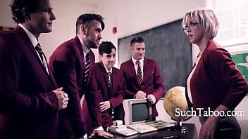 Play Group Of School Boys Destroy Their Teacher - Dee Williams