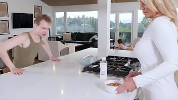 Play StepSon uses StepSister and StepMom as he is horny (Ava Madison Rachael Cavalli)