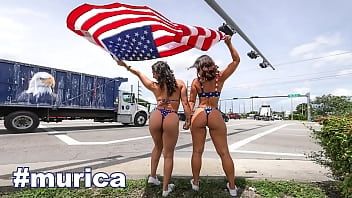 Play BANGBROS - 4th of July Compilation Starring Lilly Hall, Kelsi Monroe, Delila Darling & More!